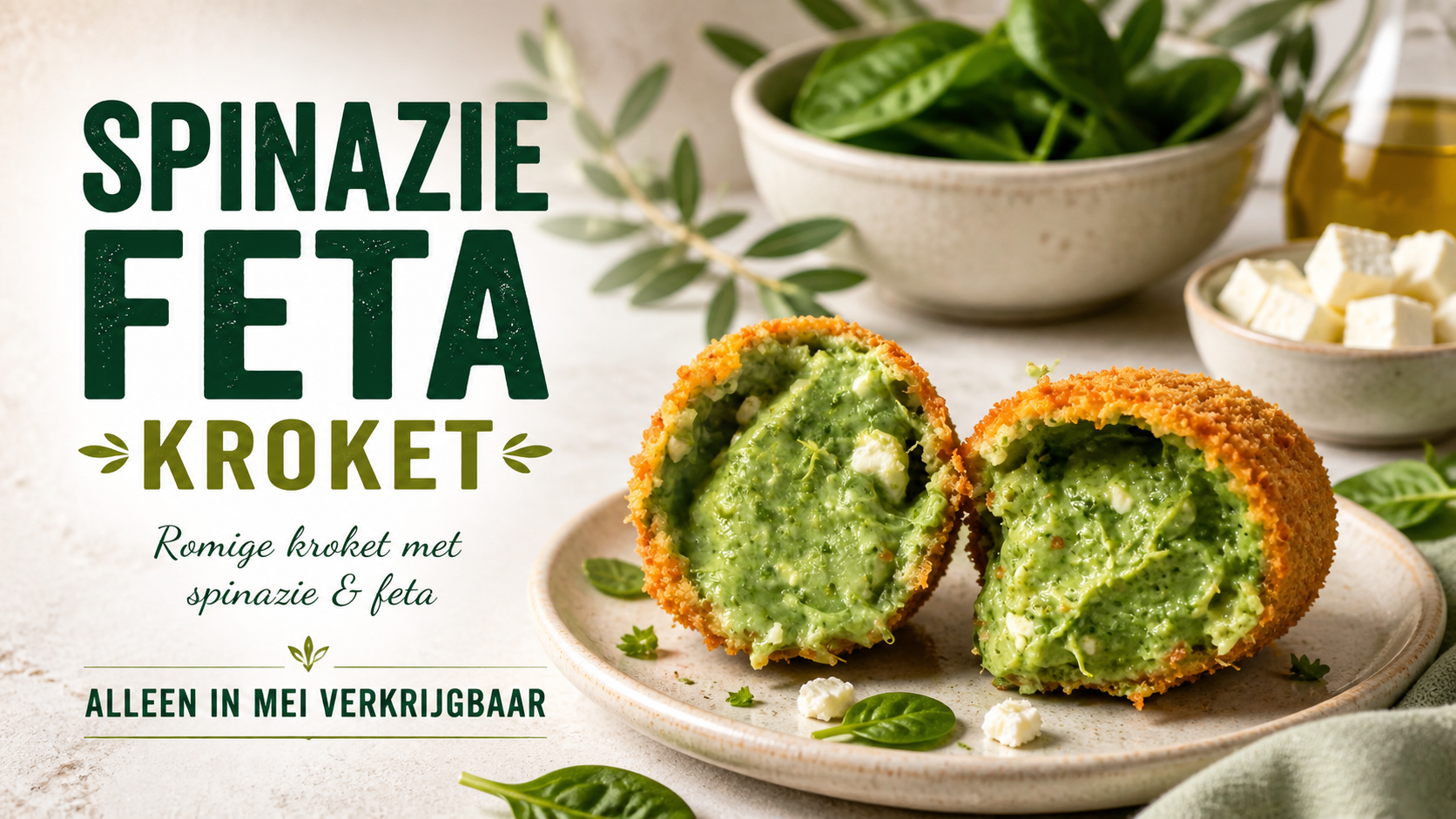 Spinazie Feta Kroket